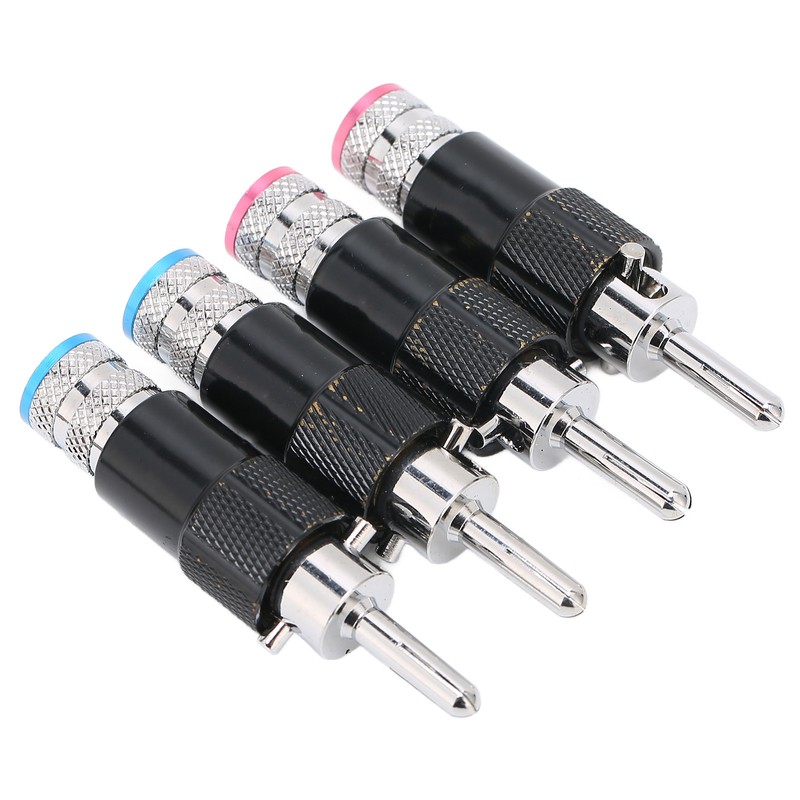 Preffair Banana Plugs HIFI Banana Speaker Plug Connectors for 10mm