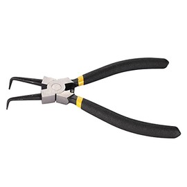 GOOFIT K-06 Hand Tool 90 Degree Tip Yellow Grips Internal Bent Circlip Plier Replacement for Moto ATV Quad Pit Dirt Bike Buggy Go Kart