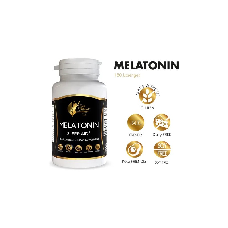 Cocó March Melatonina Masticable 3mg 180 Tabletas