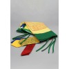 Vertical Mixed Deities Color Print Tibetan Prayer Flags