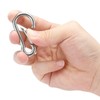 sprookber Carabiner Clips - 304 Stainless Steel Spring Snap Hook