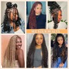 Auxemuen Senegalese Twist Crochet Braids with Curly Ends 14Inch 8Packs