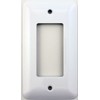 Mulberry Princess Style White Single Gang GFI/Rocker Opening Switch Plate