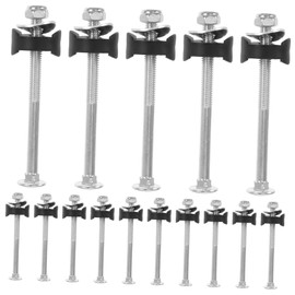 KICHOUSE Trampoline Safety Screws 15-Piece Set Galvanized Steel Fit for Indoor/Outdoor Trampolines