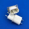 HMHAMA Microwave Oven Magnetron Socket w/Through-core Capacitor Replacement Microwave Magnetron