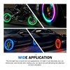 Merdege 4 PCS LED Tire Valve Stem Cap Lights, 360