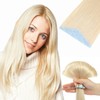 Jerriess Tape-In Real Hair Extensions, Salon Quality Tape-In Extensions, Real