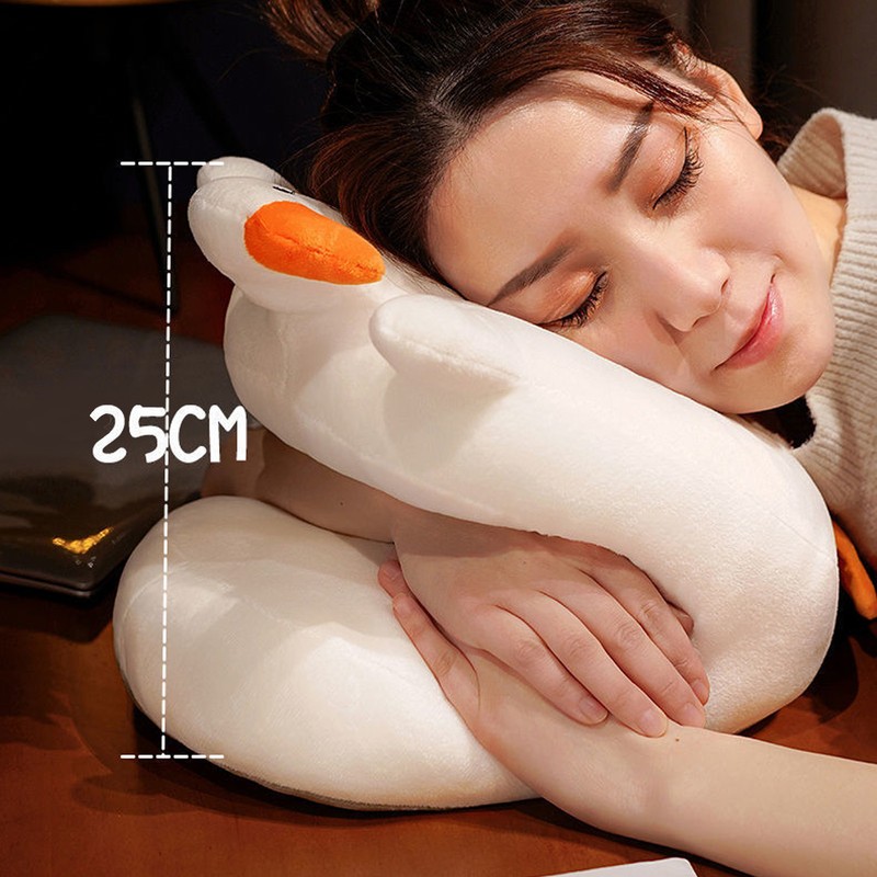 Nap Face Pillow Soft Breathable Plush Cool Double Sided Goose