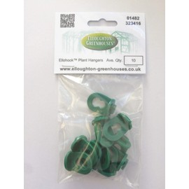 10 Ellohook Plant Hook Eyelet Supports Vine Eyes Fruit Training Points Veg Twine Anchors