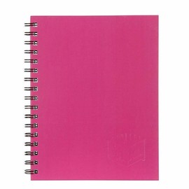Spirax 512 Hard Cover Book A4 200 Page Pink