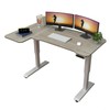bilbil 59 Inches L-Shaped Height Adjustable Electric Standing Desk, Sit