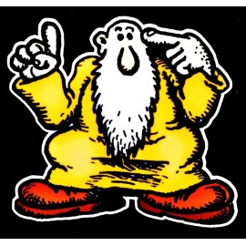 Mr. Natural Vinyl Sticker Decal Hippie Gypsy Rock n Roll Grateful Dead Yeti Cup