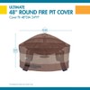 Duck Covers UFPR5024 Ultimate Waterproof Round Fire Pit Cover, 48"DIA