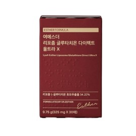Esther Formula Yeo Esther Liposome Glutathione Direct Ultra / 에스더포뮬러 여에스더 리포좀 글루타치온 다이렉트 울트라X 325mg×30매 1개 최고순도 1개