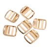 sourcing map Metal Ladder Lock Slider, 6Pcs 3/4" Zinc Alloy