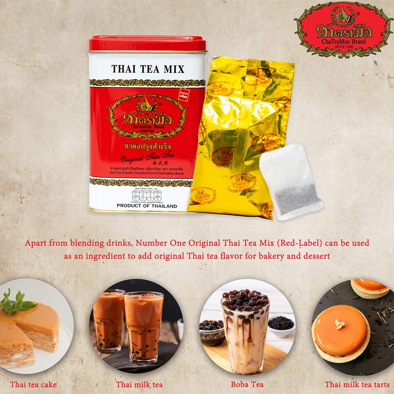 Number One Original Thai Tea Mix ChaTraMue Thai Tea for