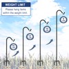 Eazielife Shepherds Hook for Outdoor Bird Feeders Pole 92 Inch