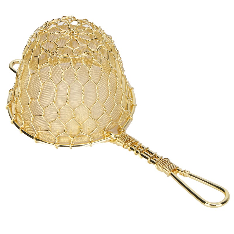 Copper Tea Infuser Strainer Reusable Loose Leaf Teapot Filter with