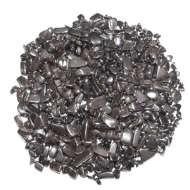 Hematite 200 Gram Mini Gemstone Tumbled Gemstone Discharge Size 4-8. (3987)