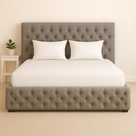 ZLEEPY® Organic Eucalyptus Silk Bed Sheet | Just Like Silk | European TENCEL™ | 40cm Deep Fitted | Crafted in Portugal | 5x More Sustainable Than Cotton | Soft White | UK King