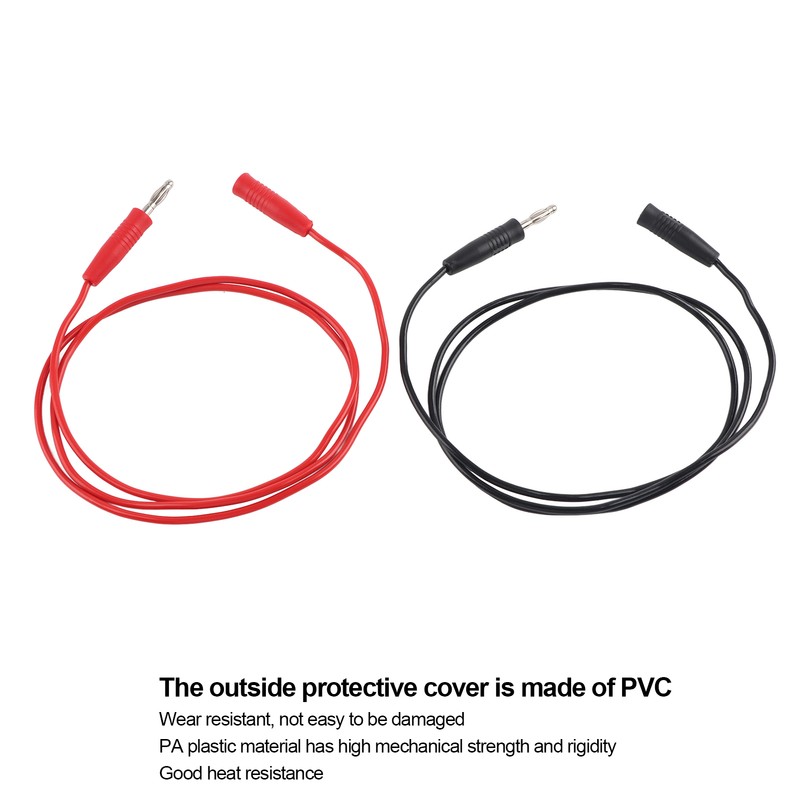5 Set 4mm Banana Plug Test Lead Male to Female
