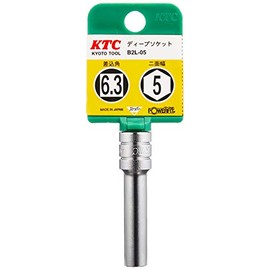 京都機械工具(KTC) ディープソケット 6.3mm (1/4ンチ) B2L-05-H