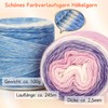 Coopay Colour Gradient Yarn, 4 x 100 g Colour Gradient