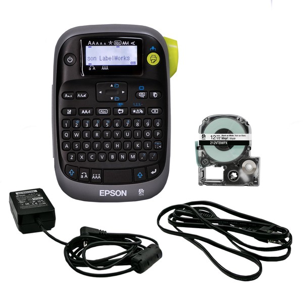 LABELWORKS Epson LW-PX300ADPT Industrial Label Maker for Office with Adapter