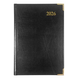 Brownline® 2026 Executive Weekly Planner, Appointment Book, 12 Months, January to December, Sewn Binding, 8.187" x 5.625", Black, Trilingual (CBE507-26)