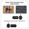 Heavy Duty Self Locking Gate Latch for Wooden Fence with