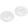 Westmark 2 Abfluss-Siebe/Ausgussfilter, ø 7 cm, Rund, Kunststoff, Weiß, 52072270