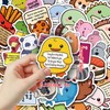 50PCS Emotional Support Stickers, Affirmation Cute Animal Stickers