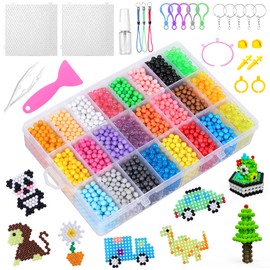 CGBOOM 6800 Beads Starter Set, Magic Water Beads for Children, Beads Refill Set, Magic Pearls Beads Starter Set