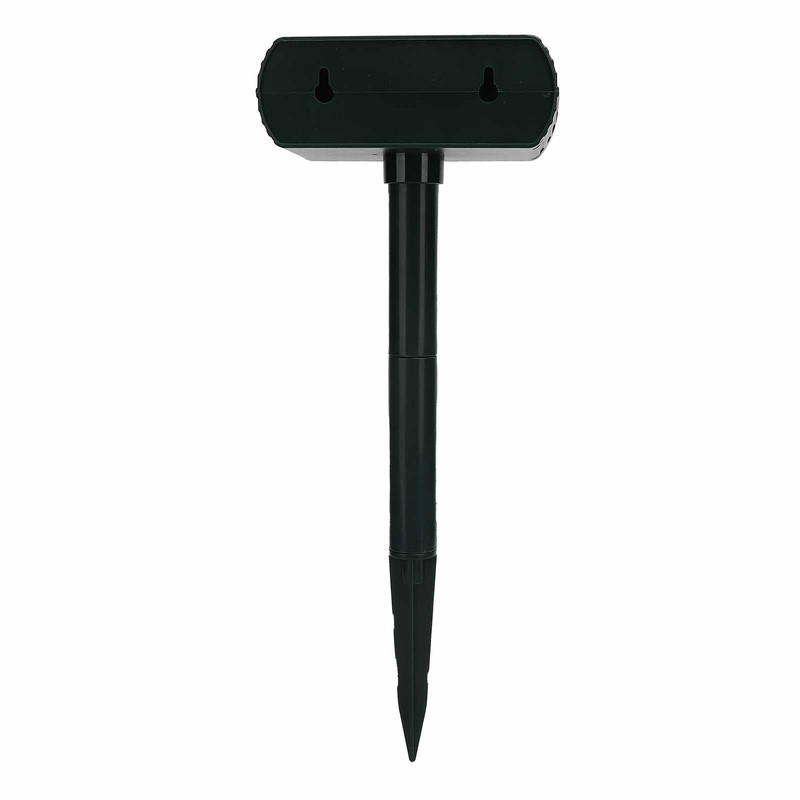 Solar Powered LED Animal Repeller Ultrasonic Waterproof Animal Repellent for