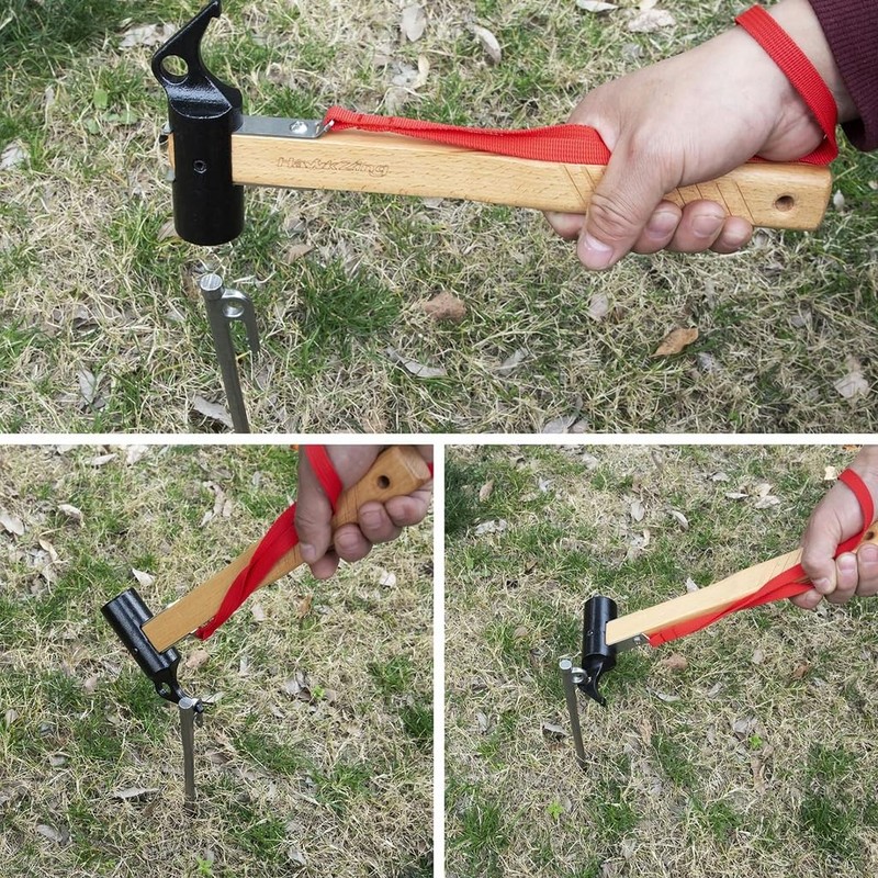 Hawk Zing Camping Peg Hammer Tent, Hammer Punching and Punching,