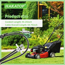 HAKATOP GY22289 GY22157 Mower Deck Lift Cable for John Deere Z235 Z255 Eztrak Series Lawn Mowers Replace AM145470 AM142881