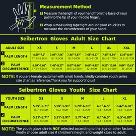 Seibertron Youth / Children Non-Slip Bicycle Cycling Racing Mountain Bike Cycling Gloves for BMX MX ATV MTB Motorcycle Motocross Motorbike Touch Screen Gloves Blue S