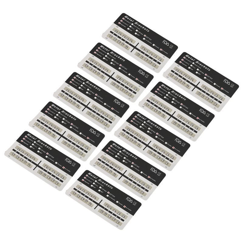 200pcs 022 Slot Dental Brackets Brace Highly Polished Monoblock Edgewise