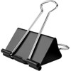 1pc Size 60mm Double Clips Extra Large Metal Black