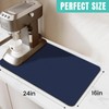 WISELIFE Coffee Mat Super Absorbent Dish Drying Mat Coffee Bar