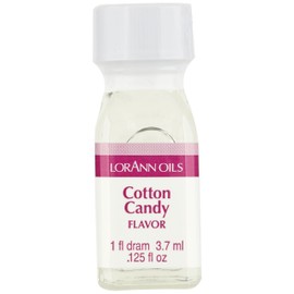 LorAnn Cotton Candy SS Flavor, 1 dram bottle (.0125 fl oz - 3.7ml - 1 teaspoon) - 12 Pack