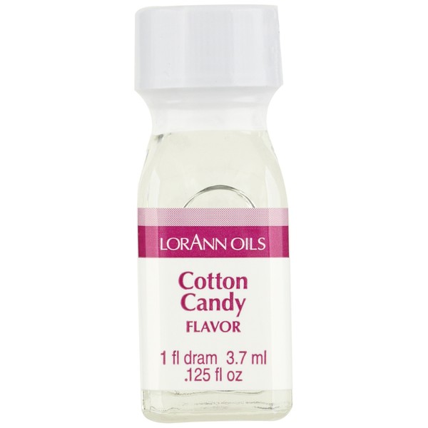 LorAnn Cotton Candy SS Flavor, 1 dram bottle (.0125 fl oz - 3.7ml - 1 teaspoon) - 12 Pack