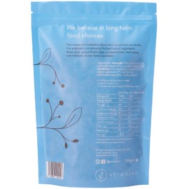 Keto Hana Wild Blueberry Breakfast, Snacking Granola, Just 2.3g Net Carbs, High Protein, Healthy Keto Diet Granola (Two 300g/0.6lbs Bags)