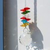 12 Pcs Crystal Ball Prism Suncatcher Rainbow Pendants Maker, 20mm