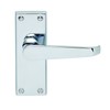 VICTORIAN FLAT LEVER ON BACKPLATE - LATCH (CONTRACT RANGE)