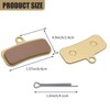 JUUDDENPARTS 2Pcs Front Rear Brake Pads, Replacement for Sur Ron