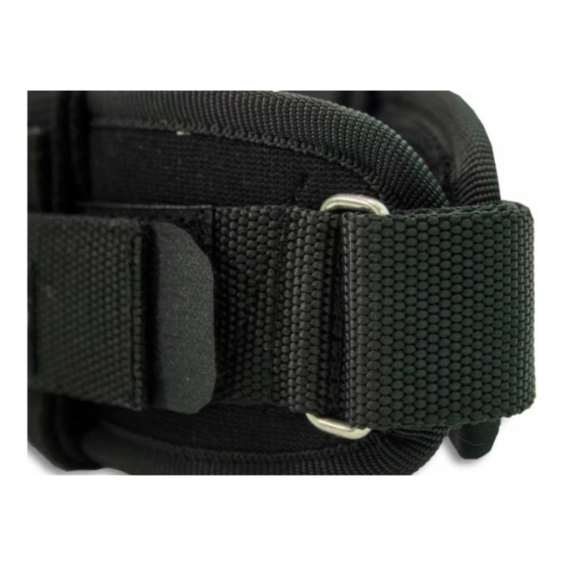 Techno Cinturón Para Pesas + Straps C/muñequeras + Vendas Rodillas