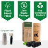 EcoYou Hilo dental de bambú con carbón 2 recambios de