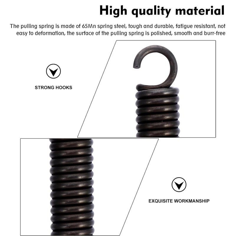 TOP-VIGOR 1Pcs Extension Compressed Spring, 2.5mm Wire Dia, 18mm OD,