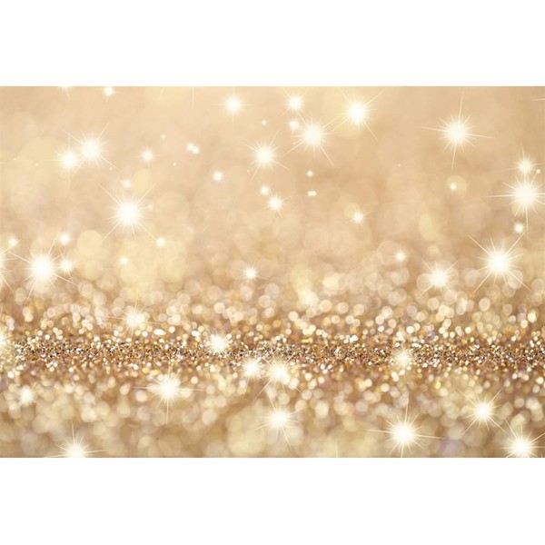 YongFoto 4.5 x 3 m Vinyl Photo Background Bokeh Sparkle